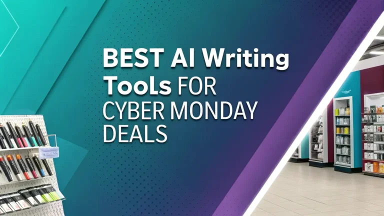 6 Best AI Writing Tools for Cyber Monday Deals in 2026