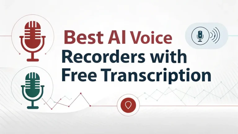 7 Best AI Voice Recorders with Free Transcription Available on Amazon in 2026
