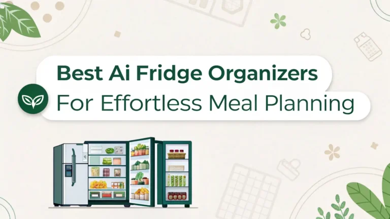 6 Best AI Fridge Organizers for Effortless Meal Planning and Zero Food Waste