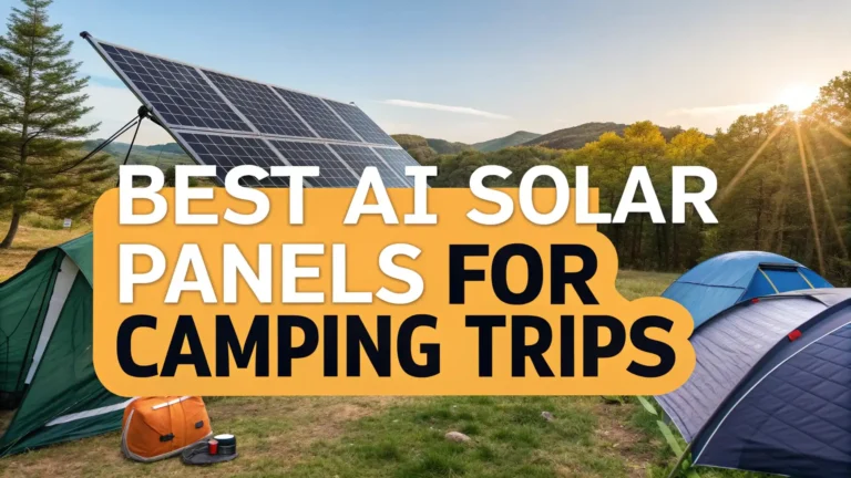 5 Best AI Solar Panels for Camping Trips in 2026