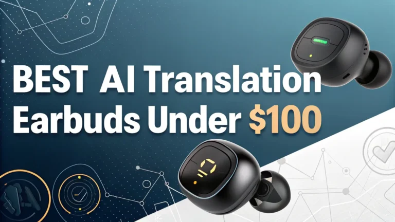 9 Best AI Translation Earbuds Under $100 for Travelers