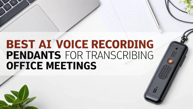 9 Best AI Voice Recording Pendants for Transcribing Office Meetings in 2026