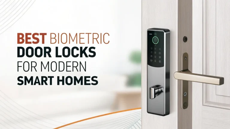 7 Best Biometric Door Locks for Modern Smart Homes in 2026