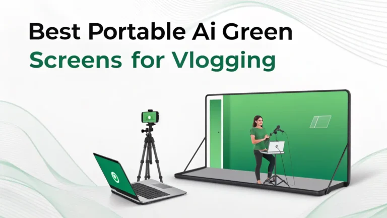 6 Best Portable AI Green Screens for Vlogging in 2026