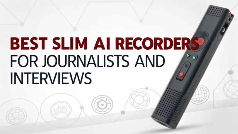 5 Best Slim AI Recorders for Journalists and Interviews