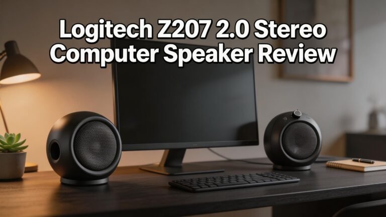 Logitech Z207 2.0 Stereo Computer Speaker Review 2026