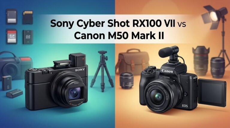 Sony Cyber Shot RX100 VII vs Canon M50 Mark II