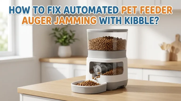 How to Fix Automated Pet Feeder Auger Jamming With Kibble?