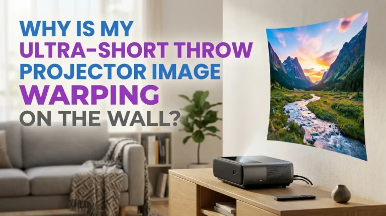 Why Is My Ultra-Short Throw Projector Image Warping On The Wall?