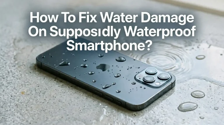 How To Fix Water Damage On Supposedly Waterproof Smartphone?