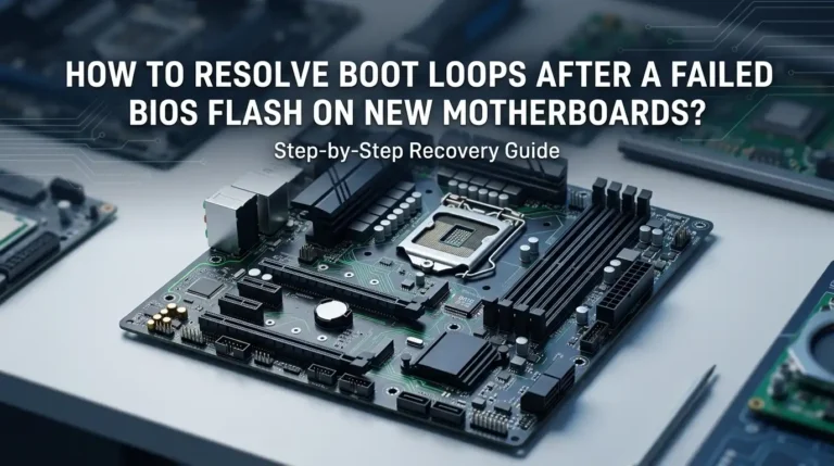 How To Resolve Boot Loops After A Failed BIOS Flash On New Motherboards?