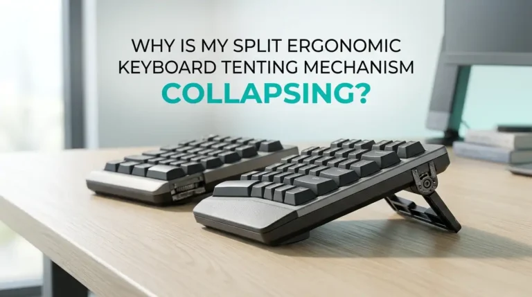 Why Is My Split Ergonomic Keyboard Tenting Mechanism Collapsing?